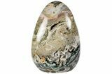 Free-Standing, Polished Ocean Jasper #198329-2